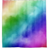 RegenboogWaterverven Douchegordijn (Voorkant)