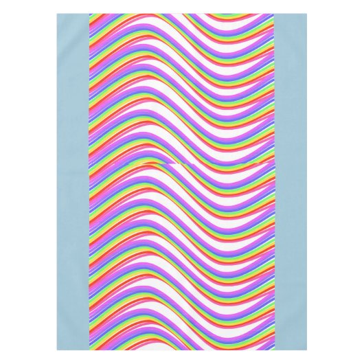 Regenboogwervelbedkleding Tafelkleed (Voorkant)
