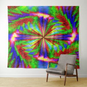 Regenboogwiel.... Wandkleed