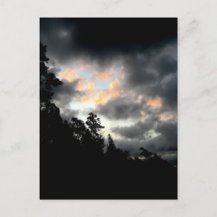 Regenboogwolken Briefkaart