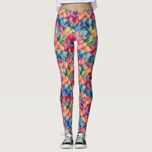 Regenboogwolken Leggings