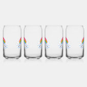 Regenboogwolkenbril Blikvorm Glas (Links)