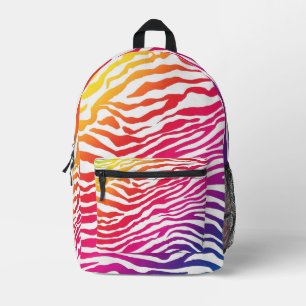 RegenboogZebra Bedrukte Rugzak