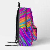 RegenboogZebra Bedrukte Rugzak (Links)