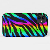 regenboogzebra Case-Mate iPhone case (Achterkant (horizontaal))