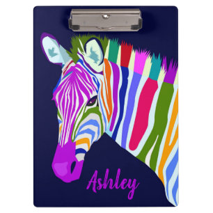 RegenboogZebra Klembord