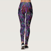 RegenboogZebra Leggings (Achterkant)