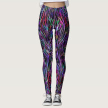 RegenboogZebra Leggings