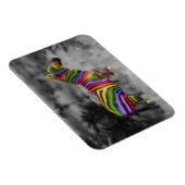 RegenboogZebra Magneet (Rechterzijde)
