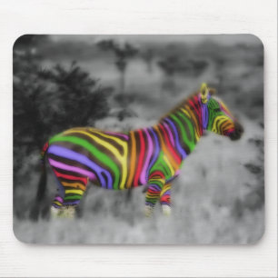 RegenboogZebra Muismat