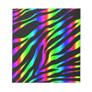 regenboogzebra notitieblok