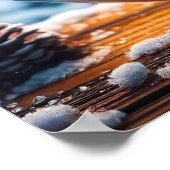 RegenboogZebra Poster (Hoek)