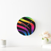 RegenboogZebra Ronde Klok (Huis)