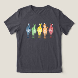 regenboogzebra's | Show je strepen! Tri-Blend Shirt