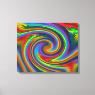 Regenboogzonlaag Canvas Afdruk