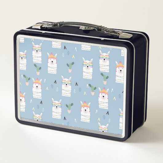 Regenboogzonnebrillen Llama Pattern (Achterkant)