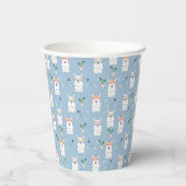 Regenboogzonnebrillen Llama Pattern Papieren Bekers (Achterkant)