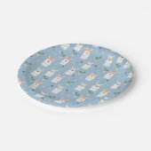 Regenboogzonnebrillen Llama Pattern Papieren Bordje (Gekanteld)