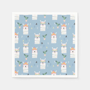 Regenboogzonnebrillen Llama Pattern Servet