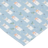 Regenboogzonnebrillen Llama Pattern Tafelkleed (Gekanteld)