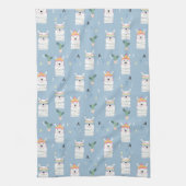 Regenboogzonnebrillen Llama Pattern Theedoek (Verticaal)