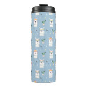 Regenboogzonnebrillen Llama Pattern Thermosbeker (Voorkant)