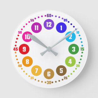 regenbowatch Lernuhr K12-AU-EU Ronde Klok