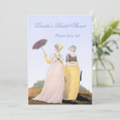 Régence Mariage personnalisé Invitations de douche (Debout devant)