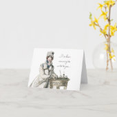 Régence Mode Signification pour écrire des cartes  (Fleur jaune)