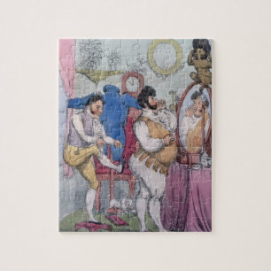 Regency a la Mode, 1812 (gekleurd etching) Legpuzzel