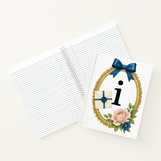 Regency Art Letter I Luxury Monogram Journal (Intérieur)