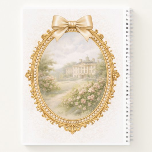 Regency Art Letter V Luxury Monogram Journal (Dos)