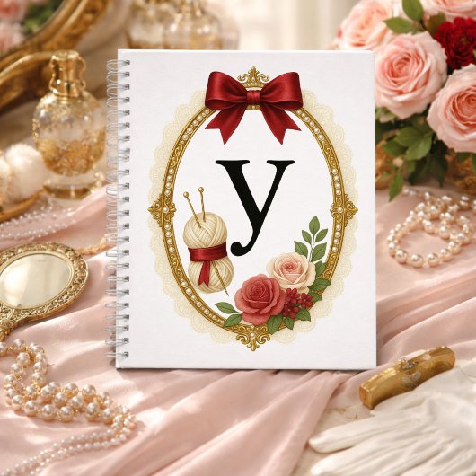Regency Art Letter Y Luxury Monogram Journal