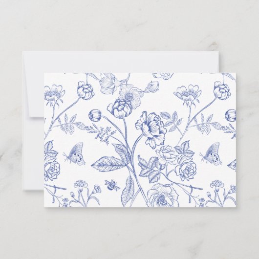 Regency Blue Mariage Aliments Allergy Diet Carte R (Dos)