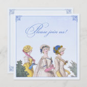 Regency Bridesmaitres Déjeuner sur invitation pers (Devant / Derrière)