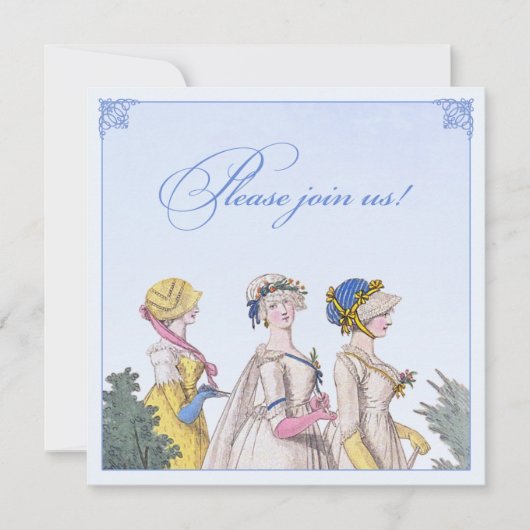 Regency Bridesmaitres Déjeuner sur invitation pers (Devant)