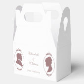 Regency Bridgerton Pink Roses Cameo Bedankdoosjes (Geopend)