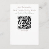 Regency Bridgerton Pink Roses Cameos Informatiekaartje (Achterkant)