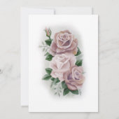 Regency Bridgerton Pink Roses Cameos Kaart (Achterkant)