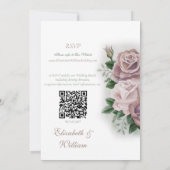 Regency Bridgerton Pink Roses Cameos Kaart (Achterkant)