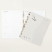 Regency Dark Academia Crowquill Motif Planner (Display)