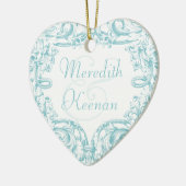 Regency Elegance First Kerstmis Together Ornament (Links)