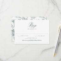 Regency Emerald Allergy Diet Restriction Wedding