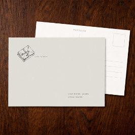 Regency Epistolary Dark Academia Correspondence Briefkaart