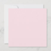 Regency Era rose Floral nuptiale Invitation (Dos)