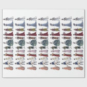 Regency Fashion Jane Austen Papier cadeau (Plat)