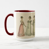 Regency Fashion Mug for Jane Austen Fans (Gauche)