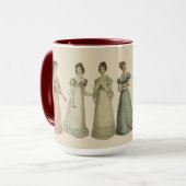 Regency Fashion Mug for Jane Austen Fans (Devant gauche)