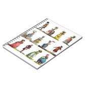 Regency French Mode Design Marie Antoinette Notitieboek (Linkerzijde)