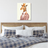Regency Giraffe Canvas Afdruk (Insitu (Slaapkamer))